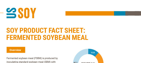 Fermented Soybean Meal Fact Sheet